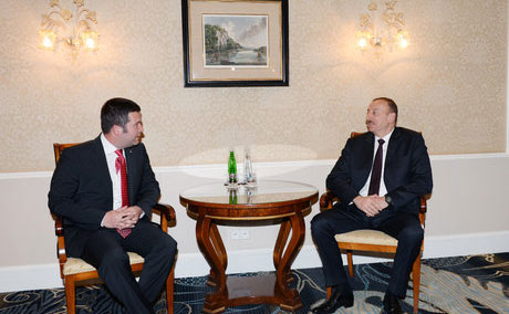 Prezident Çexiya Deputatlar Palatasının sədri ilə görüşdü