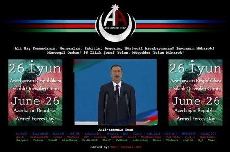 Hakerlərimiz erməni prezidentinin saytını dağıtdı