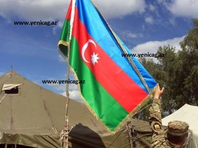 Ukrayna batalyonunda Azərbaycan bayrağı qaldırıldı – Özəl