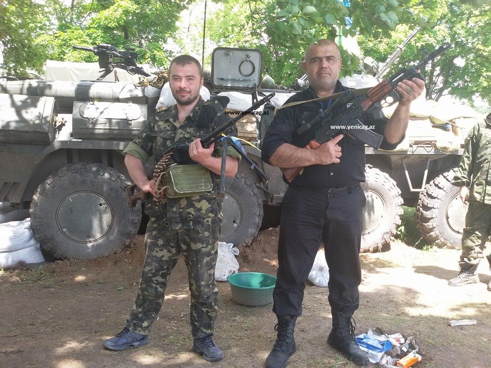 Azərbaycan müxalifəti Ukraynada Rusiyaya qarşı döyüşür – Foto-video