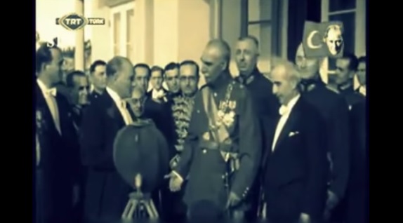 Atatürklə İran şahının tarixi videosu