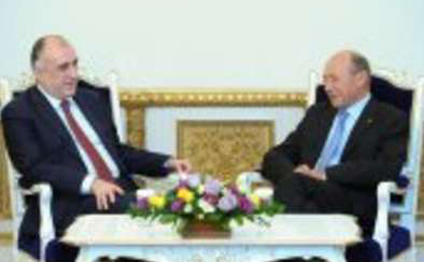 Nazir Rumıniya prezidenti ilə görüşüb-Foto