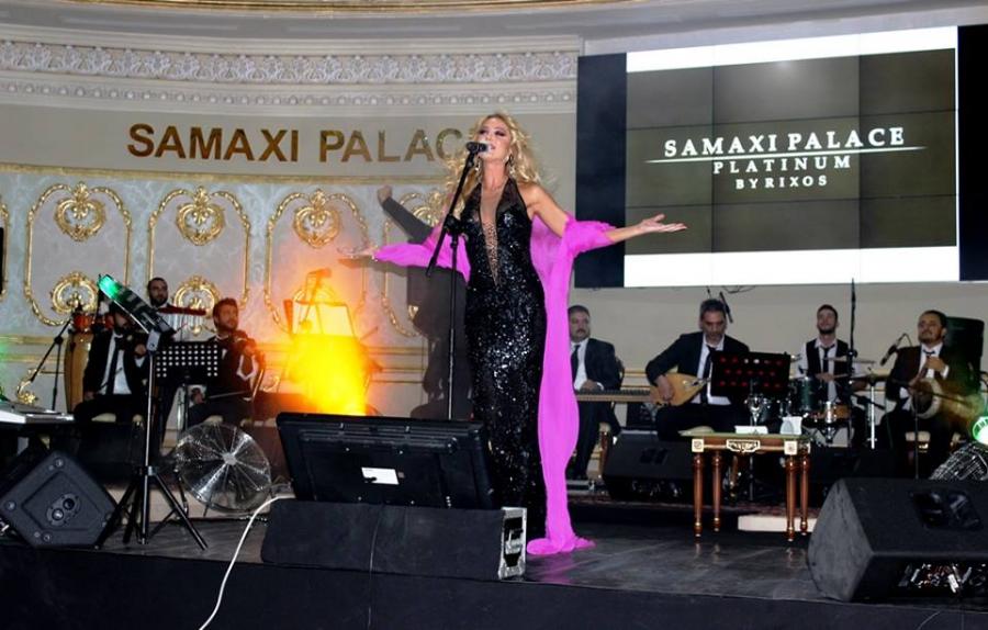 Türkiyəli müğənni Şamaxıda konsert verib-Fotolar