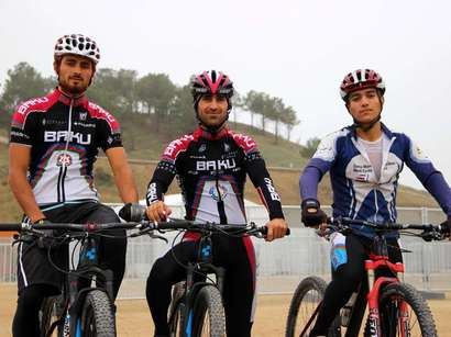 Dağ velosipedi sınaq yarışı üçün heyətimiz