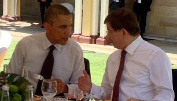 Davudoğlu Obama ilə Suriyadan və Myanmardan danışdı