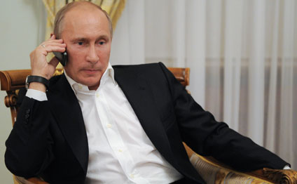 Putinin telefon danışığı