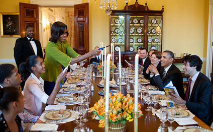 Mişel Obamanın “cəlbedici olmayan” yeməkləri
