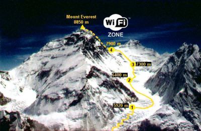 Everestdə Wi-Fi var