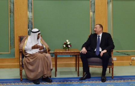 İlham Əliyev İslam İnkişaf Bankının prezidenti ilə görüşdü-Foto