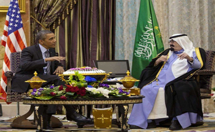 Obama ərəb kralı ilə görüşdü