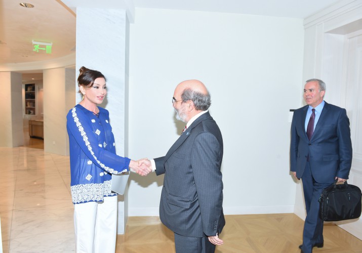 Mehriban Əliyeva FAO-nun baş direktoru ilə görüşüb-Fotolar