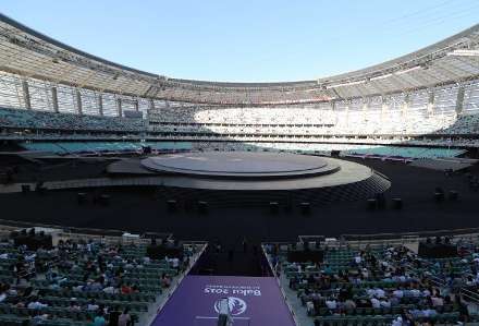 Olimpiya stadionu açılışa hazırdır-Foto