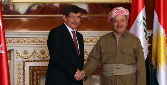 Davudoğlu Barzani ilə PKK məsələsindən danışdı