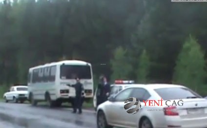 Dəhşətli avtobus qəzası-11 ölü, 7 yaralı (Video)