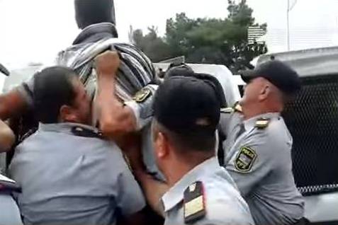 Sumqayıt faciəsi polisi ayağa qaldırdı-Video
