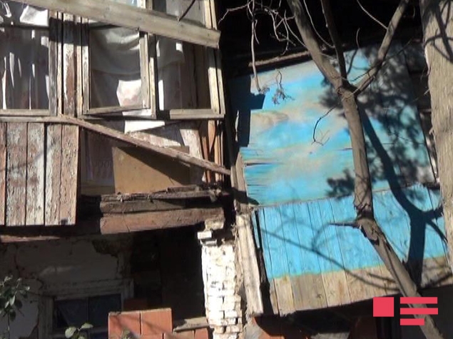 Cəlilabadda yaşayaş binası çöküb – Fotolar