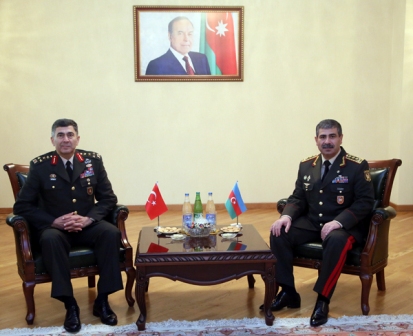Zakir Həsənov türk generalla görüşdü – FOTO