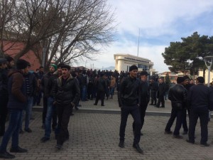 Siyəzəndə yenidən gərginlik, etiraz aksiyası başlayıb-FOTOLAR,VİDEO