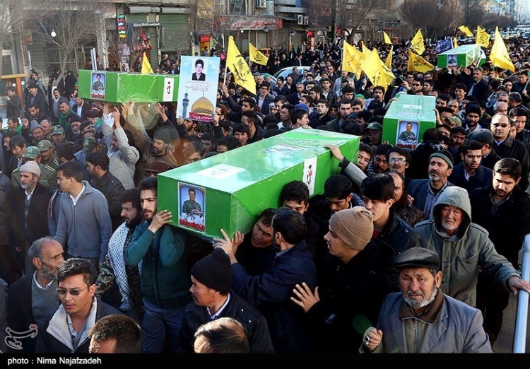 Suriyada həlak olmuş 11 İran vətəndaşı dəfn edilib