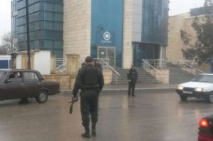 Bakıda Beynəlxalq Bankın binasında terror təhlükəsi