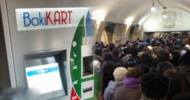 Bakı metrosunda növbəti ajiotaj