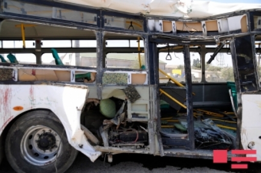 Sumqayıtda avtobus qəzası: ölən və yaralananlar var