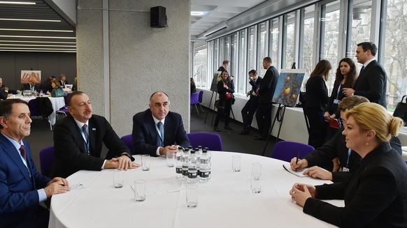 İlham Əliyev Xorvatiya Prezidenti ilə görüşdü