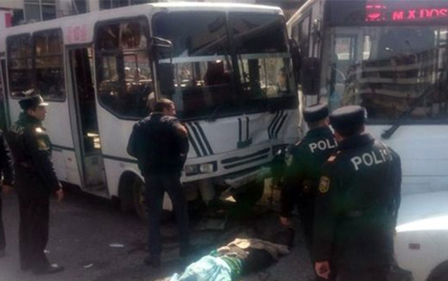 Bakıda avtobus qəzası – Ölən və yaralananlar var-Fotolar(Yenilənib)