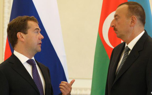 Əliyev Medvedevlə görüşdü