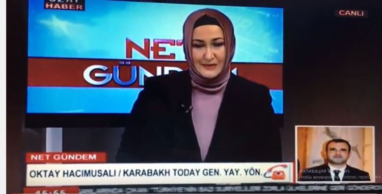 “Karabakh Today”ın baş redaktoru Qarabağ savaşından danışıb – Türk mediasında