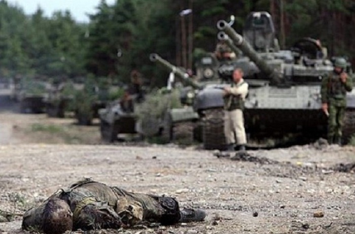 Ukraynada qanlı döyüşlər: 5 ölü, 11 yaralı