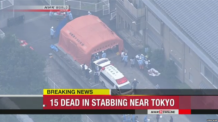 Yaponiyada bir nəfər bıçaqla 19 nəfəri qətlə yetirdi