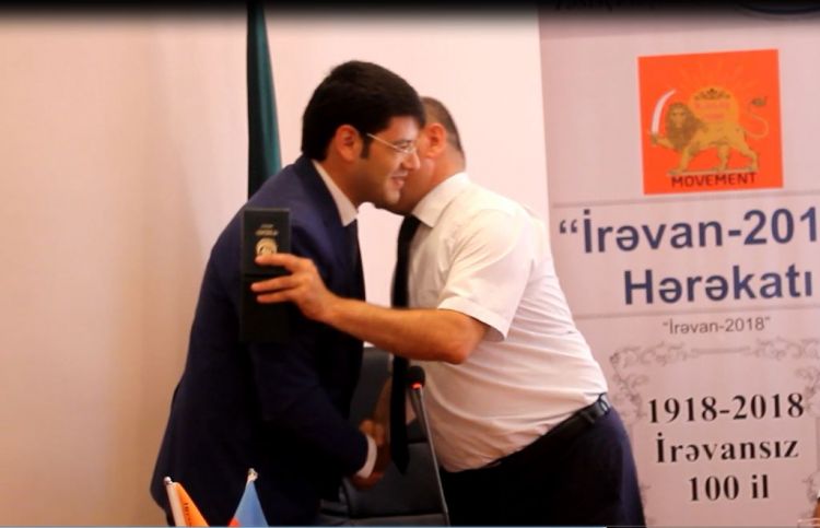 “İrəvan – 2018” Hərəkatının sədri və müavini “Fədai” medalı ilə təltif edilib-Video,Foto