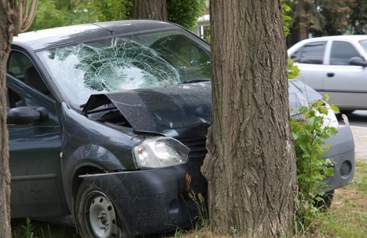 Avtomobil ağaca çırpıldı – 2 nəfər ağır yaralandı