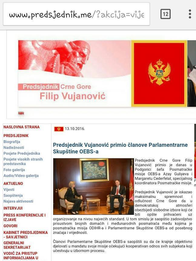 Azay Quliyev Monteneqronun Prezidenti ilə görüşüb – FOTO