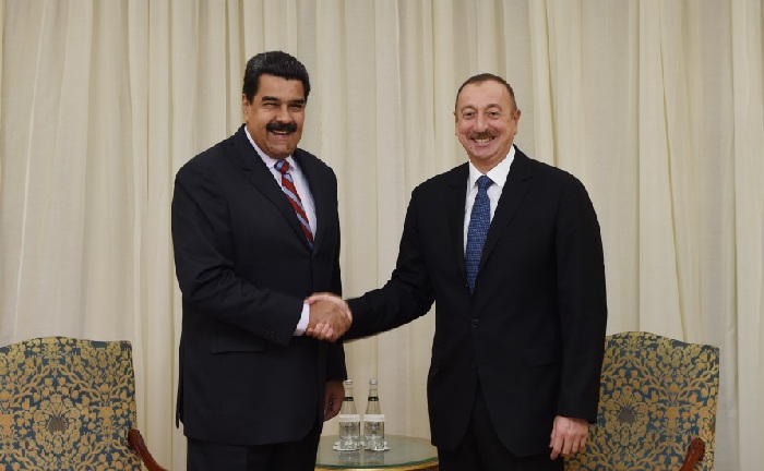 İlham Əliyev Nikolas Maduro ilə görüşüb – Foto