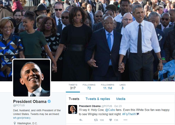 Obamanın Twitter hesabı əlindən alınacaq