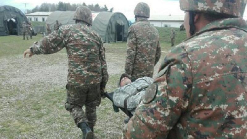 Qarabağda Ermənistan hərbçisi yaralandı