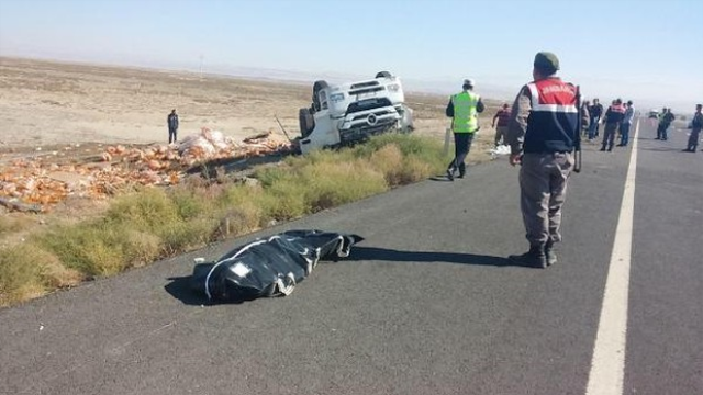 Tovuzda ağır yol qəzası: 52 yaşlı sürücü öldü