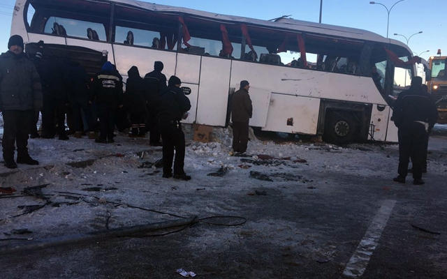 Şagirdləri daşıyan avtobus aşdı: ölənlər var – Foto