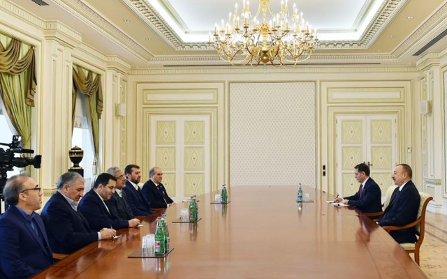 İlham Əliyev İranın Qərbi Azərbaycan vilayətinin valisini qəbul edib