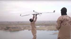 İŞİD silahlıları PUA-dan istifadə ilə bağlı ilk videogörüntüləri yayıb