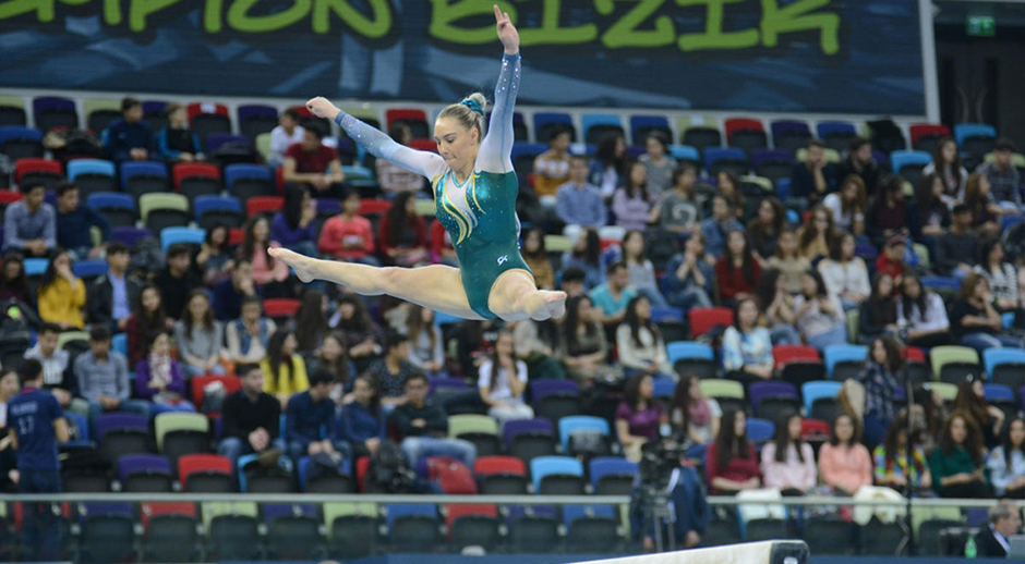 Bakıda idman gimnastikası üzrə Dünya Kubokunda final yarışlarının ikinci günü başladı – FOTO