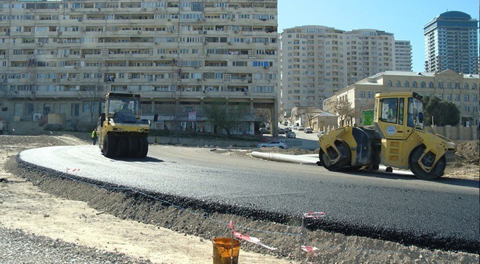 “Sovetski” ərazisində yol infrastrukturunun 70%-i artıq yenidən qurulub – FOTO