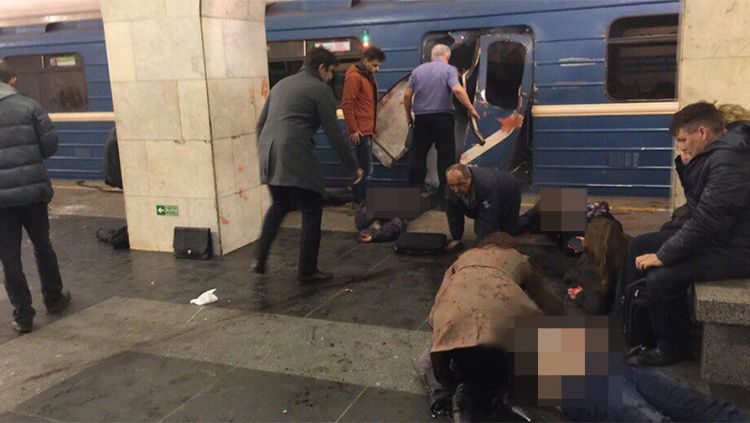 Peterburq metrosundakı partlayışı törədən qruplaşma üzə çıxdı