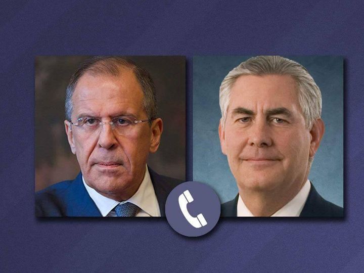 Lavrov və Tillerson arasında telefon danışığı olub