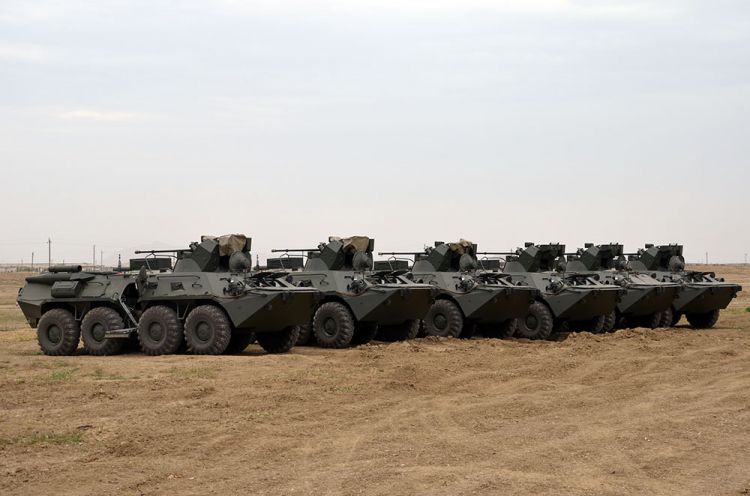 Rusiyadan alınan hərbi texnika silahlanmaya daxil edildi – VİDEO