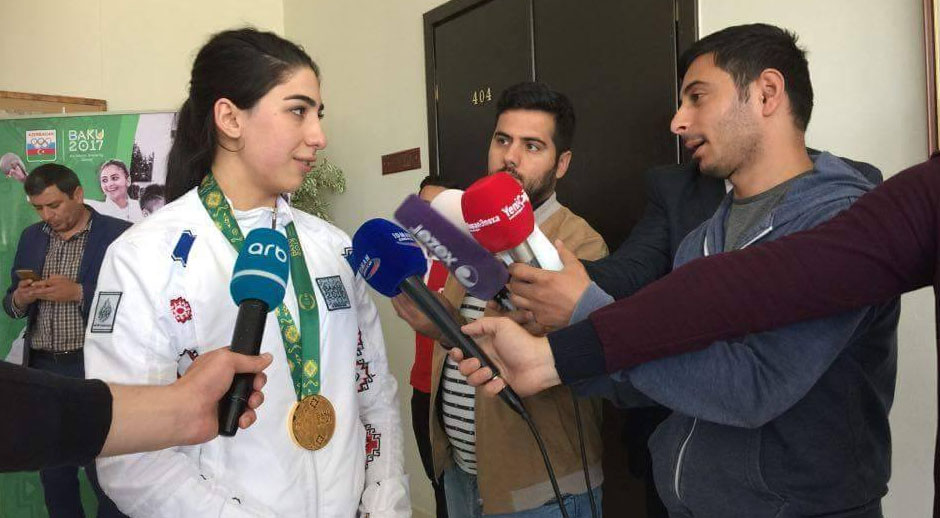 Azərbaycana qızıl medal qazandıran türkiyəli qız