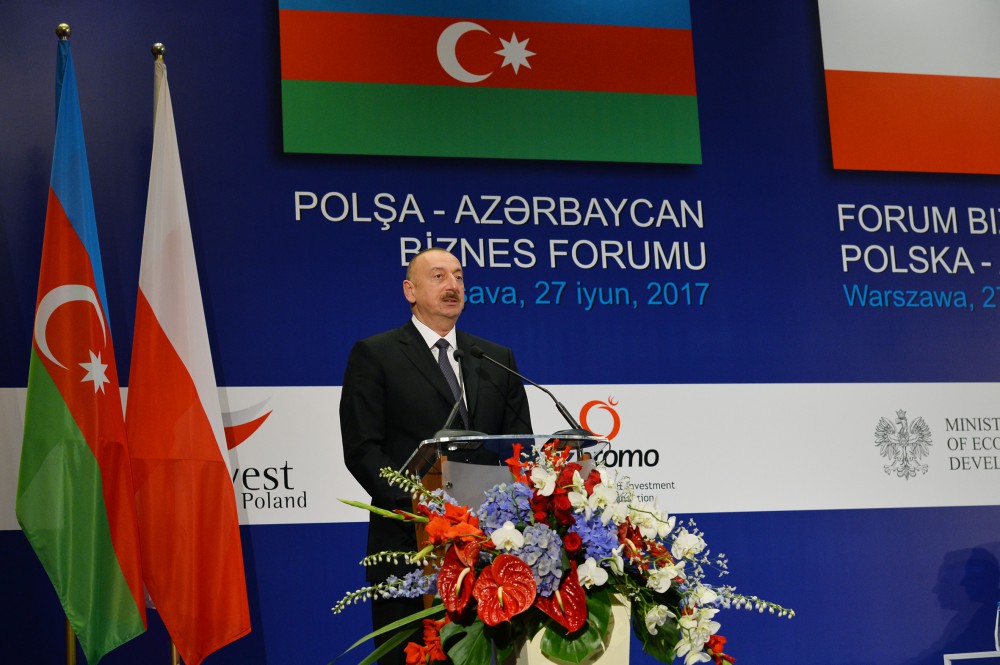 Varşavada Azərbaycan-Polşa biznes forumu keçirilib – Fotolar