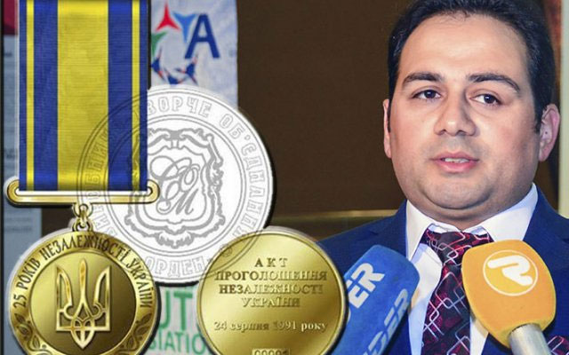 ASGA-nın sədri Ukraynanın ali medalı ilə təltif edildi